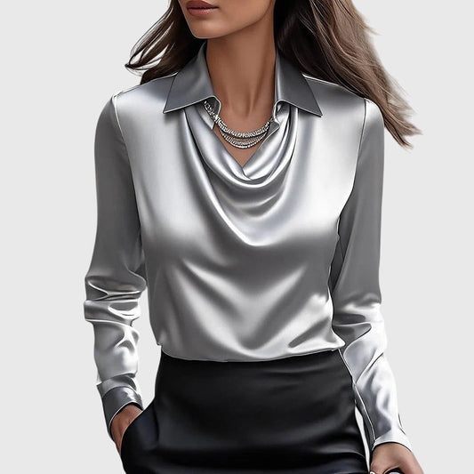 Bluse in Gold und Silber - Ansicht 2