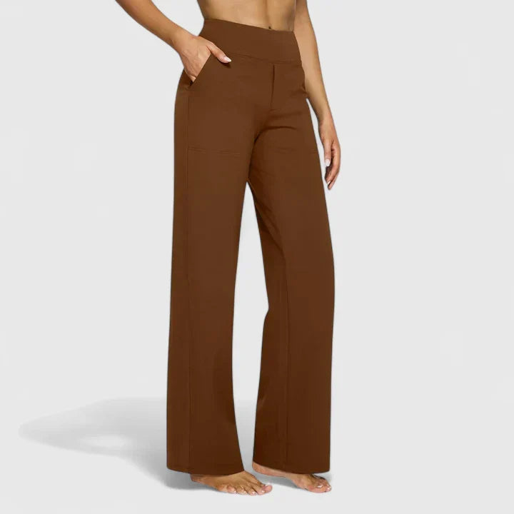 Stoffhose in Taupe und Grau - Ansicht 10