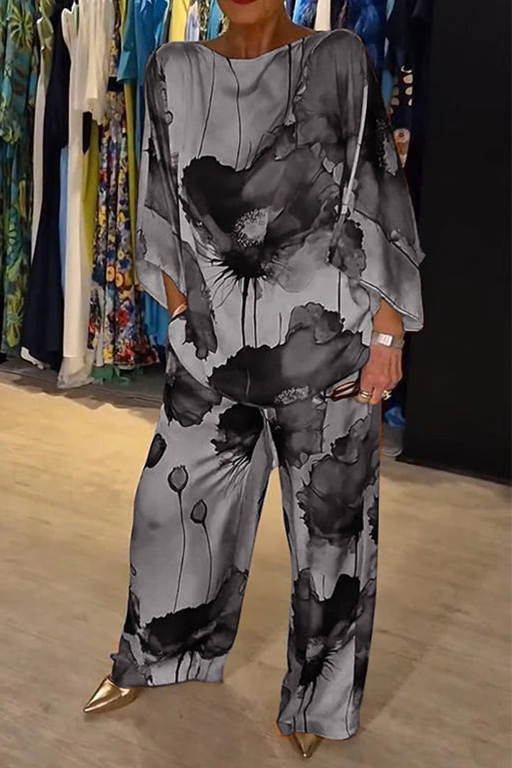 Zweiteiler aus Polyester mit Blumenmuster - Ansicht 10