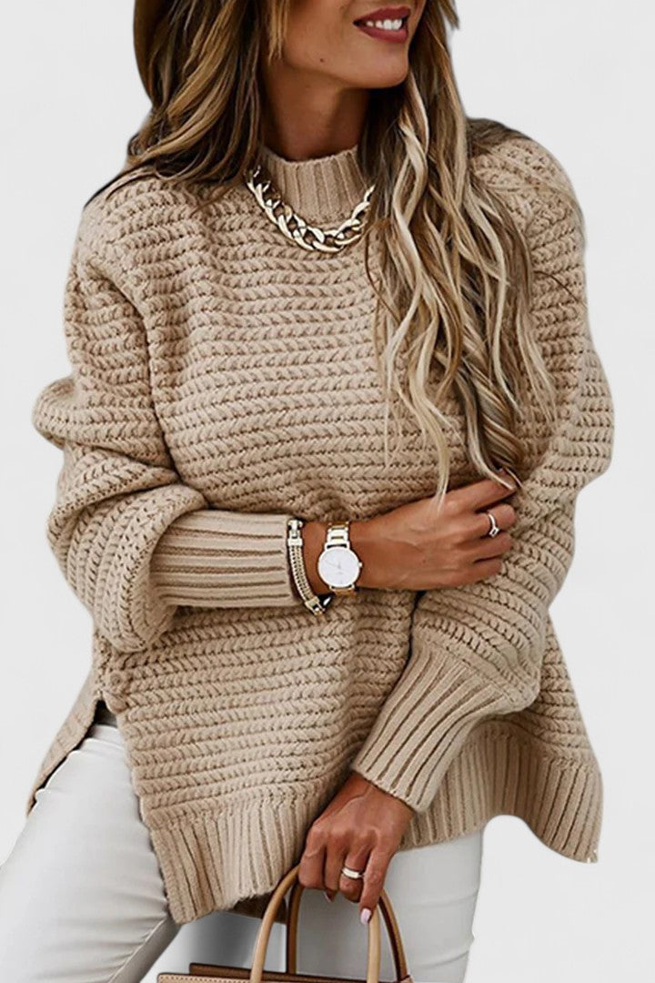 Strickpullover mit Seitenschlitz - Ansicht 7
