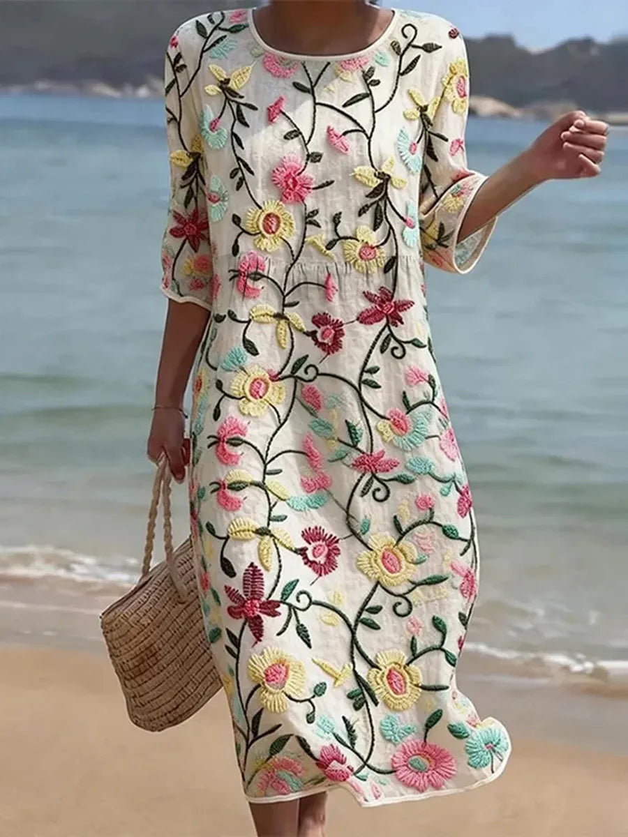 Kleid mit Blumenmuster