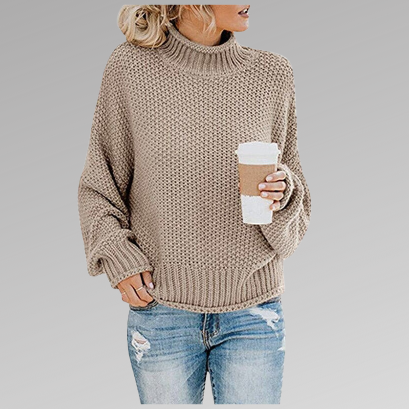 Strickpullover in Orange und Grün - Ansicht 9