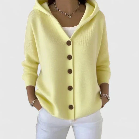 Strickjacke in Rosa und Beige - Ansicht 2