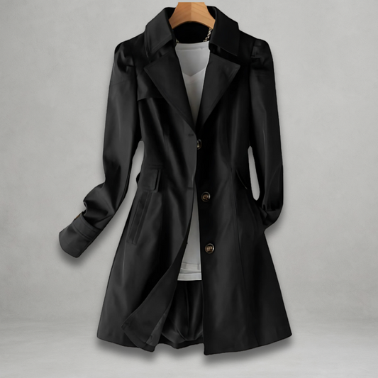 Trenchcoat in Schwarz - Ansicht 2