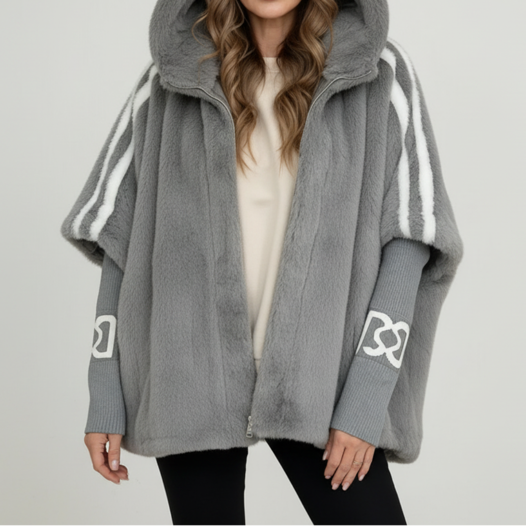 Jacke aus Strick mit Kapuze - Ansicht 6