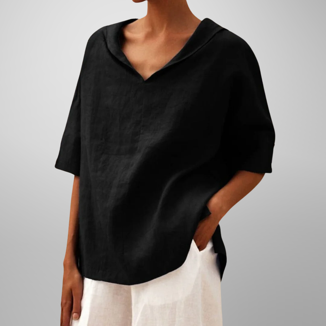 Bluse in Grün und Orange - Ansicht 7