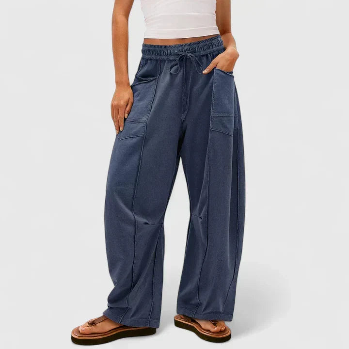 Stoffhose in Weiss und Schwarz - Ansicht 10