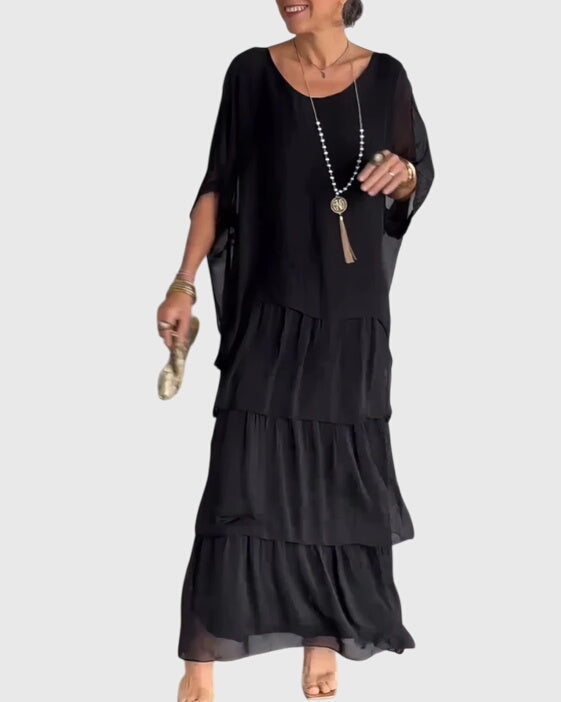 Kleid in langer Form in Multicolor - Ansicht 10