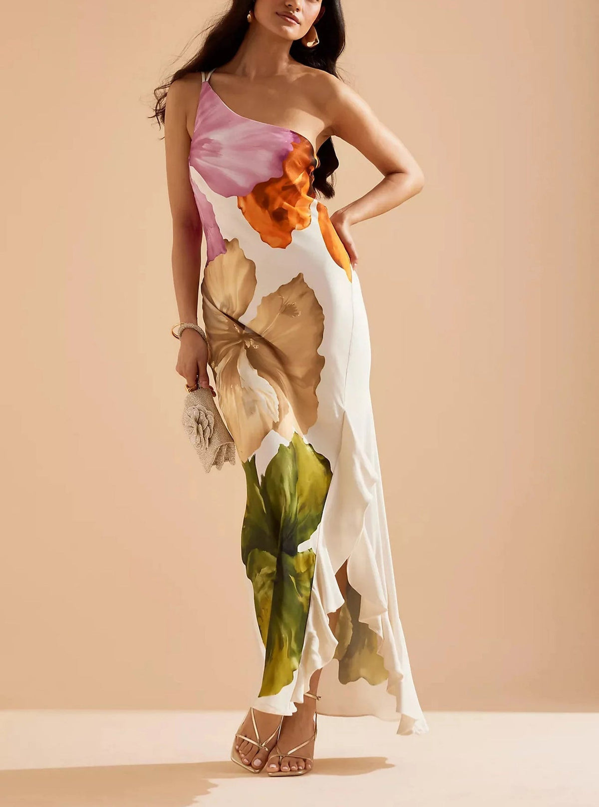 Maxikleid mit Blumenmuster in Multi - Ansicht 9
