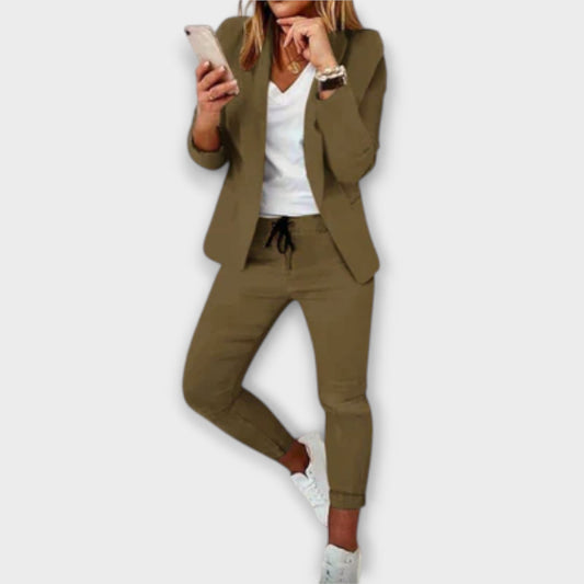 Blazer in Blau und Lila und Beige - Ansicht 2