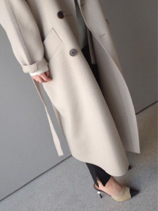 Mantel in Beige und Schwarz - Ansicht 2