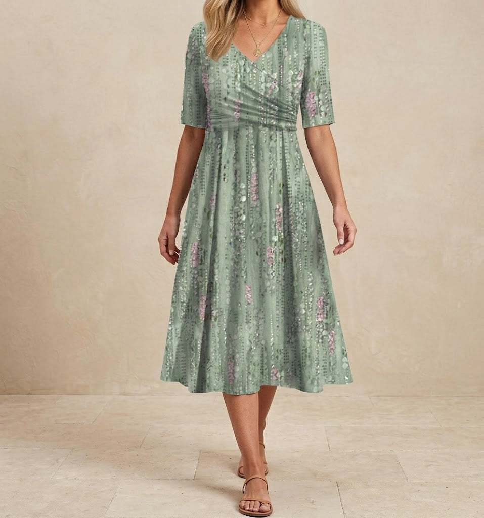 Midikleid in Grün für Damen - Ansicht 6