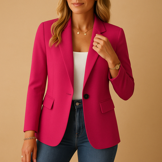 Blazer in Weiss und Rosa - Ansicht 2