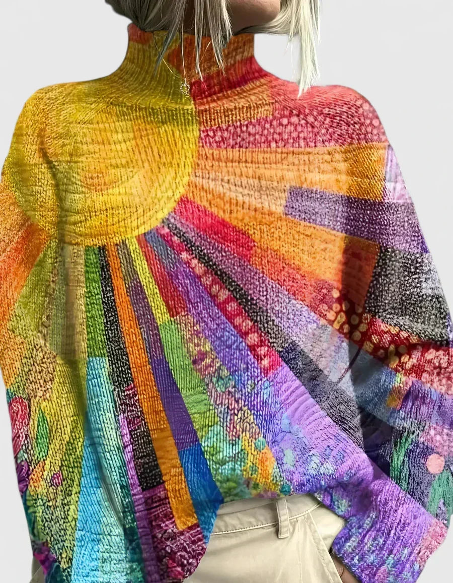 Strickpullover in Multicolored