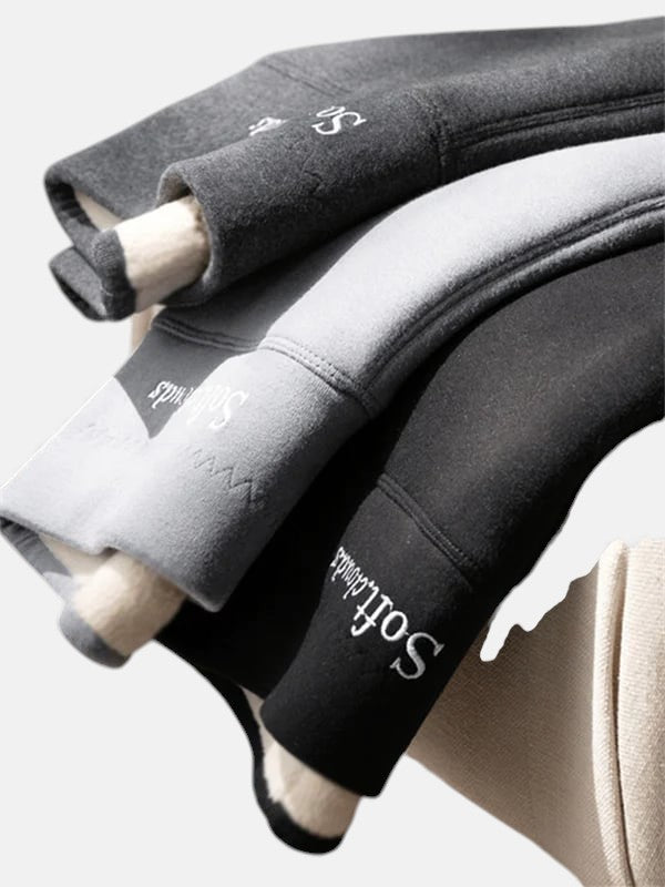 Stoffhose in Grau und Schwarz - Ansicht 7