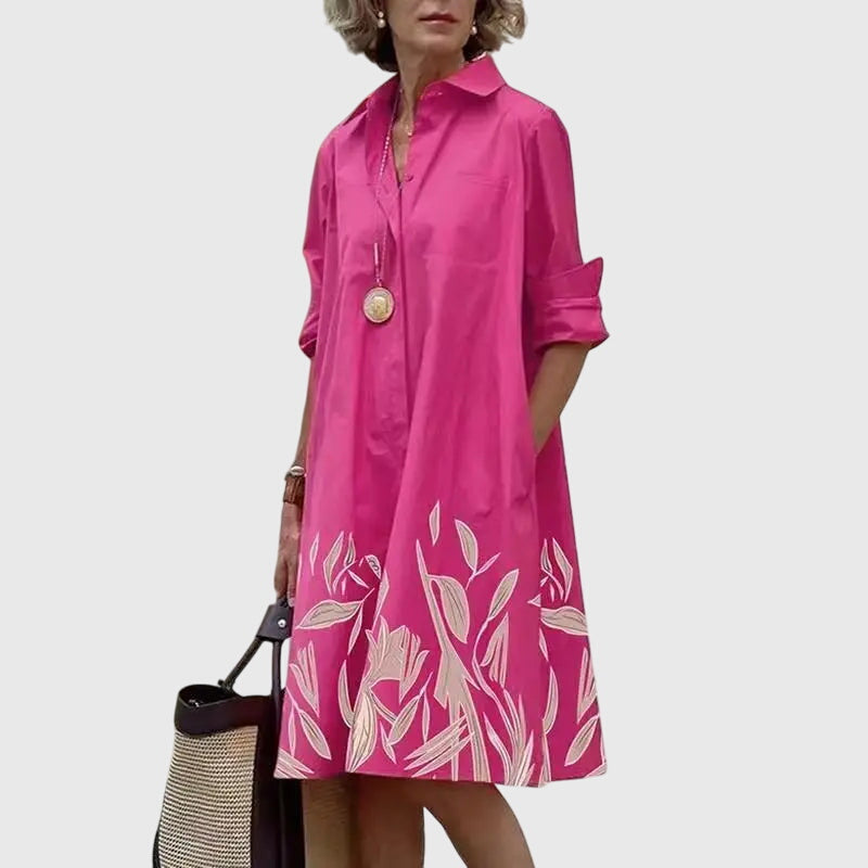 Kleid mit Taschen in Rot - Ansicht 10
