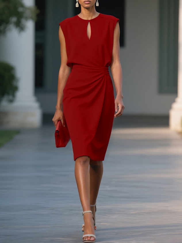 Kleid in Blau und Weiss - Ansicht 8