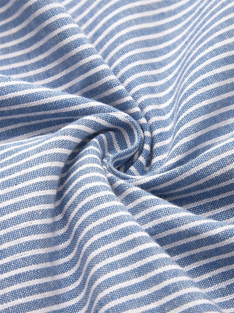 Midikleid mit Streifenmuster - Ansicht 4