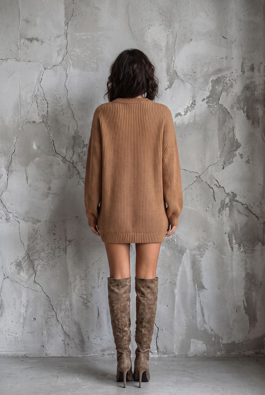 Strickpullover in Braun - Ansicht 2