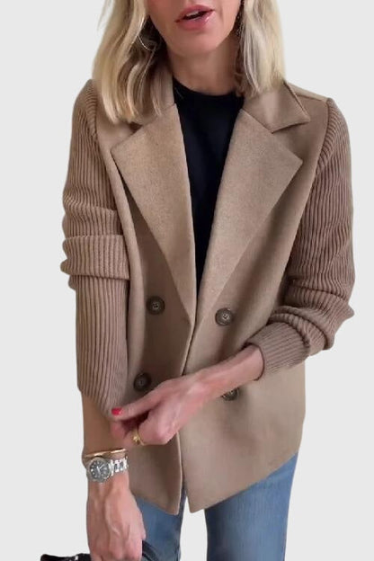 Blazer in Rosa und Hellblau und Braun - Ansicht 2