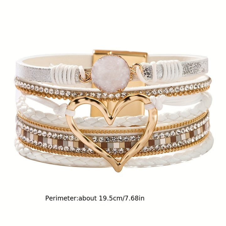 Boho Mehrlagiges Lederarmband