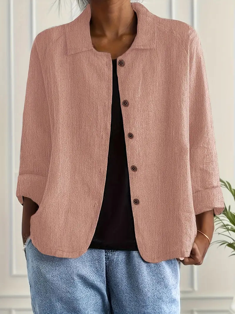 Top in Rosa und Khaki - Ansicht 2