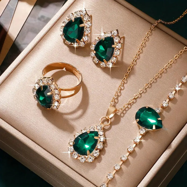 Elisandre Vermont Schmuckset | Gold
