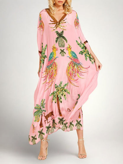 Kleid aus Polyester mit Paillettten - Ansicht 6