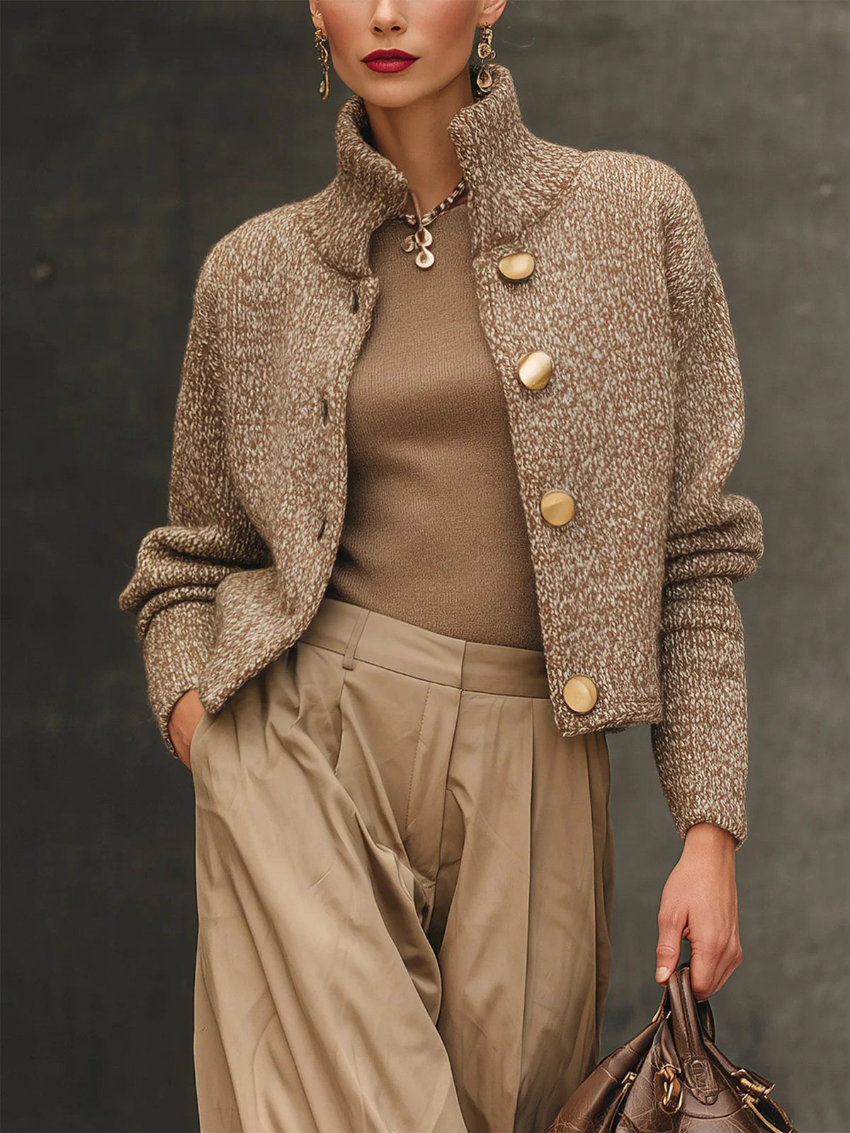 Jacke in Braun für Damen