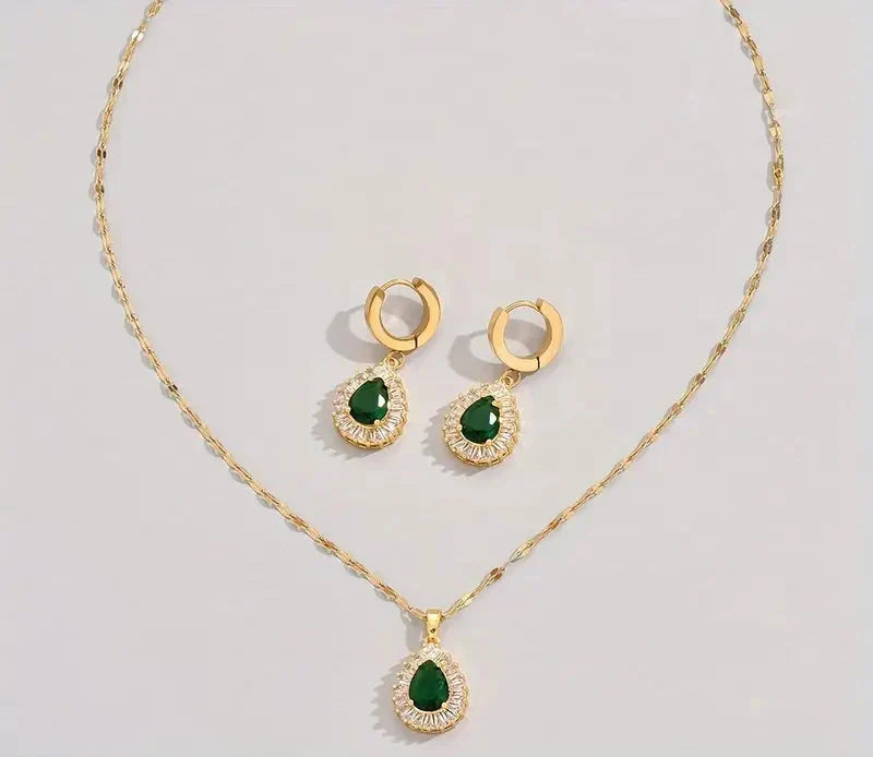 Rheya Lysandelle Schmuckset | Gold