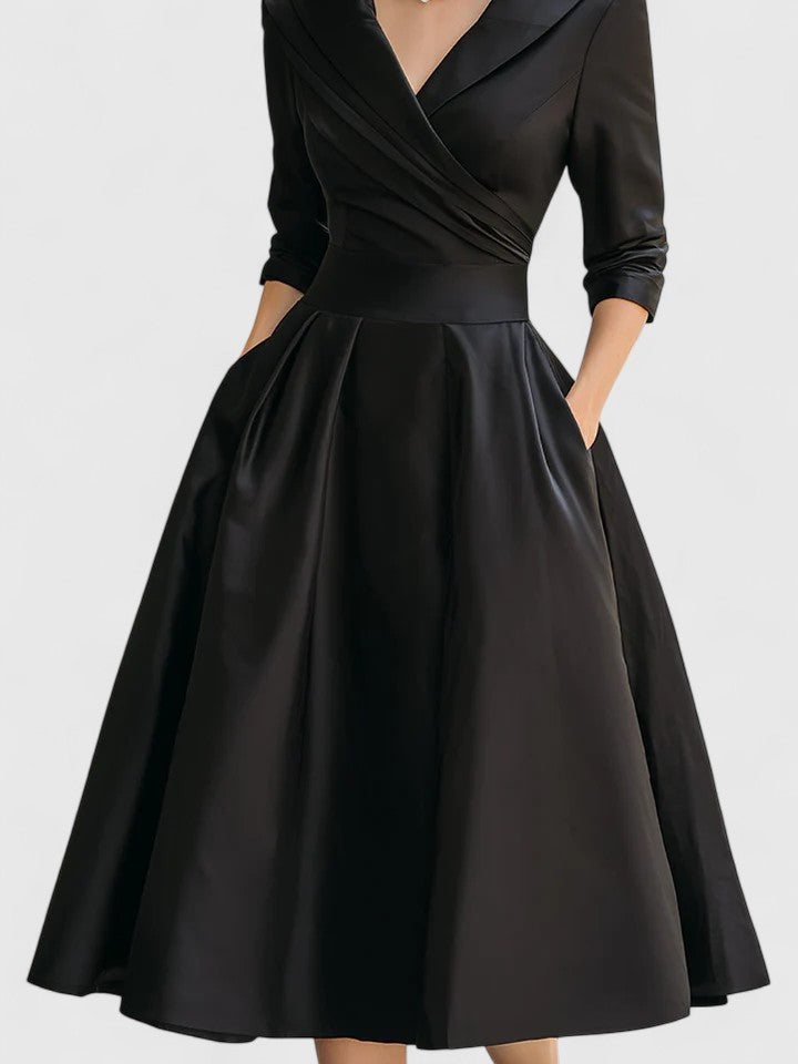 Kleid in Schwarz und Blau - Ansicht 5