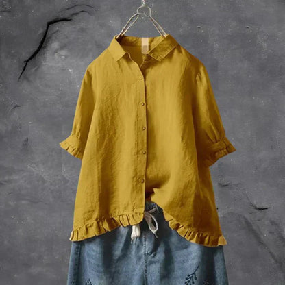 Top in Weiss und Blau - Ansicht 2