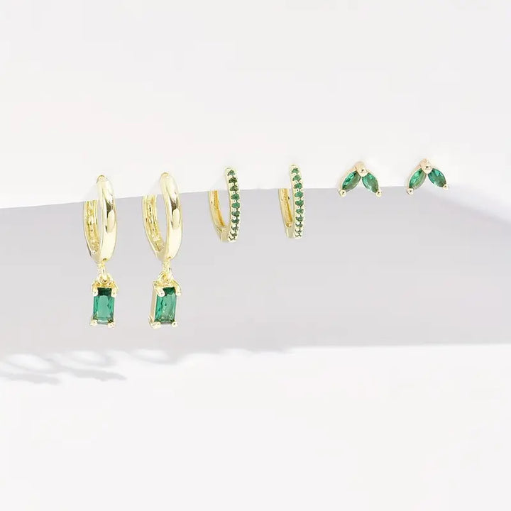Fiorenza Viridelle Ohrring-Set | Gold
