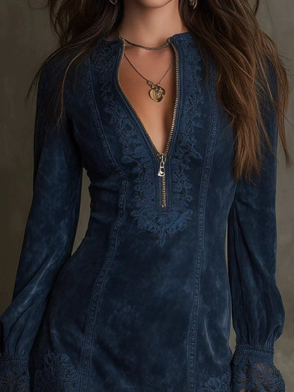 Minikleid mit Spitzendetails - Ansicht 3