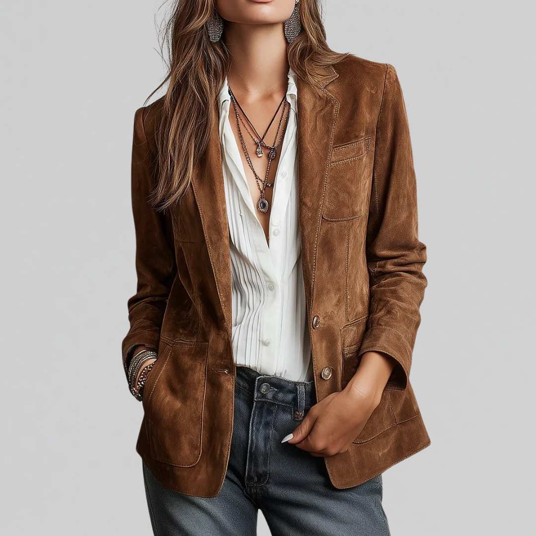 Blazer mit Knopfleiste