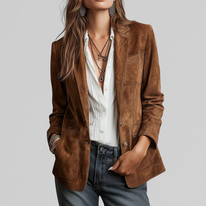 Blazer mit Knopfleiste