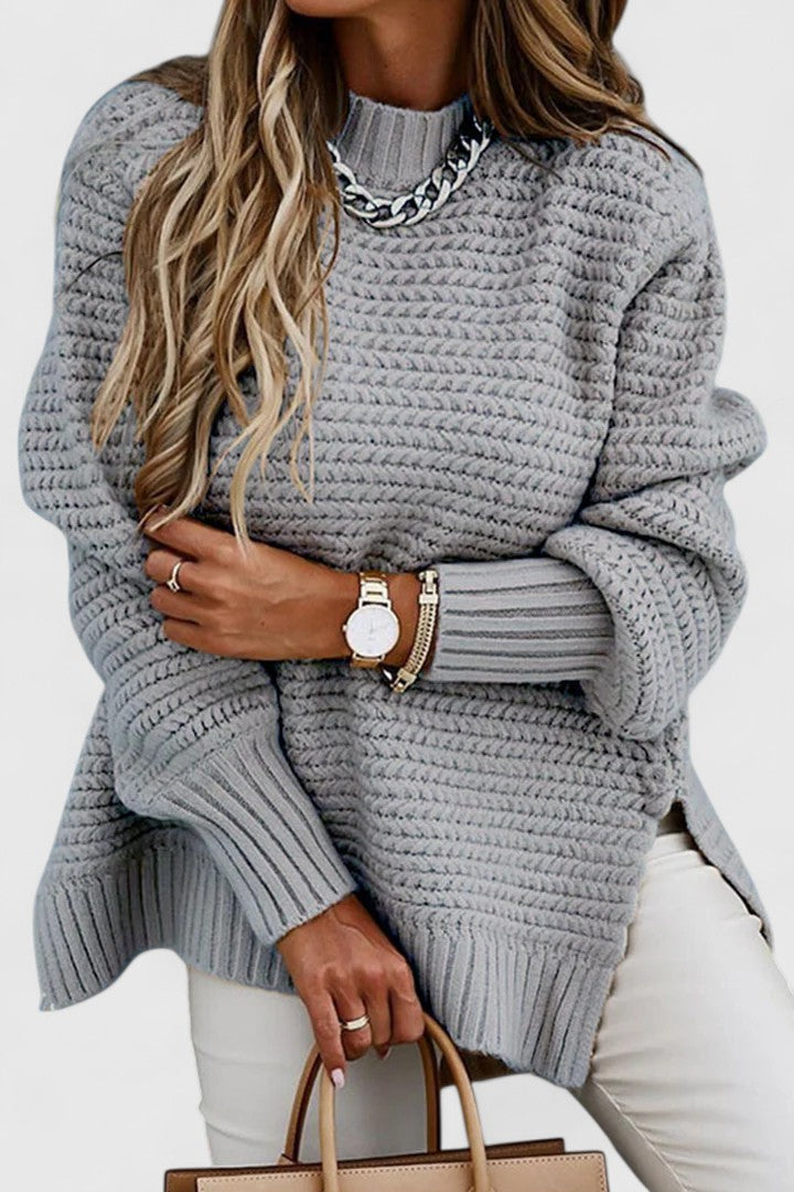 Strickpullover mit Seitenschlitz - Ansicht 4