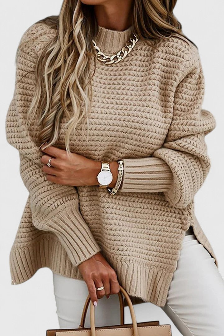 Strickpullover mit Seitenschlitz - Ansicht 6