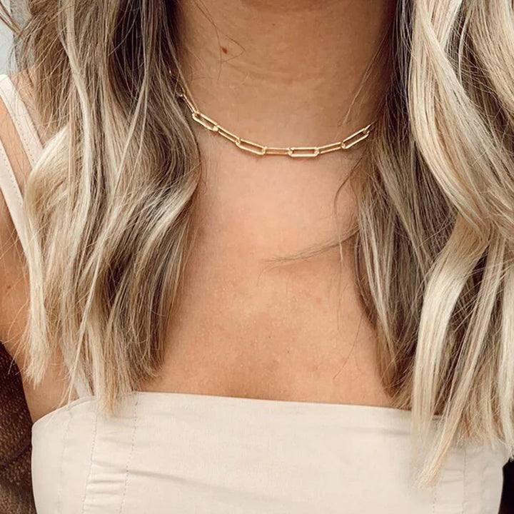 Elegante Halskette Kette Archen | Gold