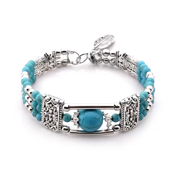 Bohème Armband aus Naturstein