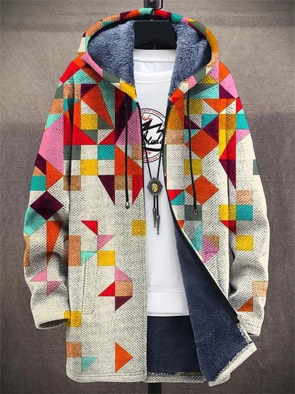 Strickpullover mit Colourblock und Langarm - Ansicht 2