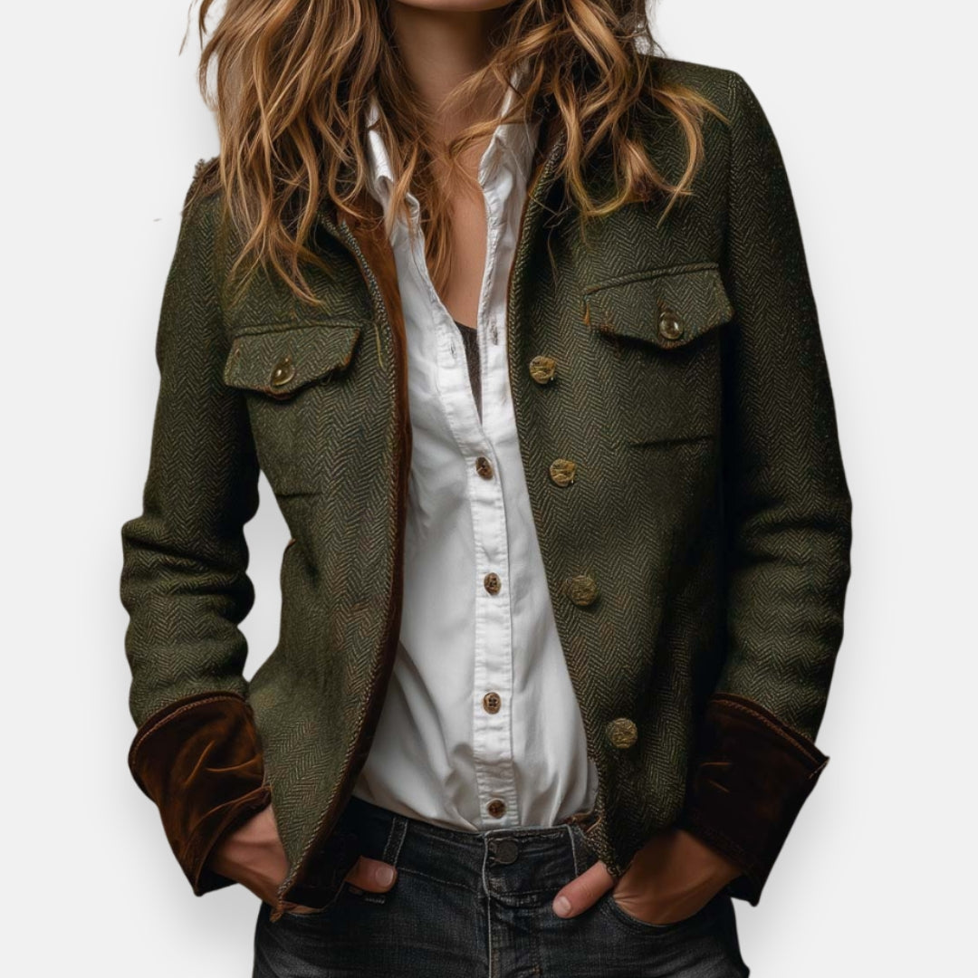 Jacke aus Tweed für Damen
