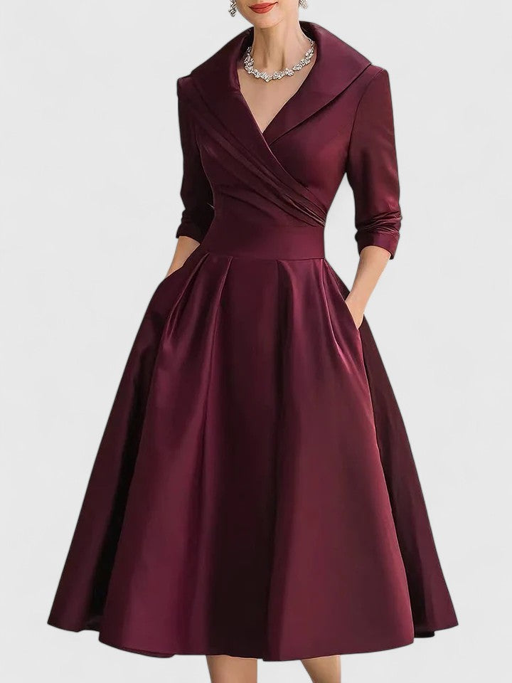 Kleid in Schwarz und Blau - Ansicht 7