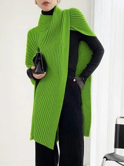 Strickpullover mit asymmetrischem Schnitt - Ansicht 3