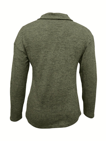 Strickpullover mit Reissverschluss und Langarm - Ansicht 10
