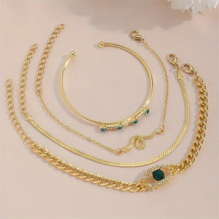 Serpina Veyra Armband-Set | Gold