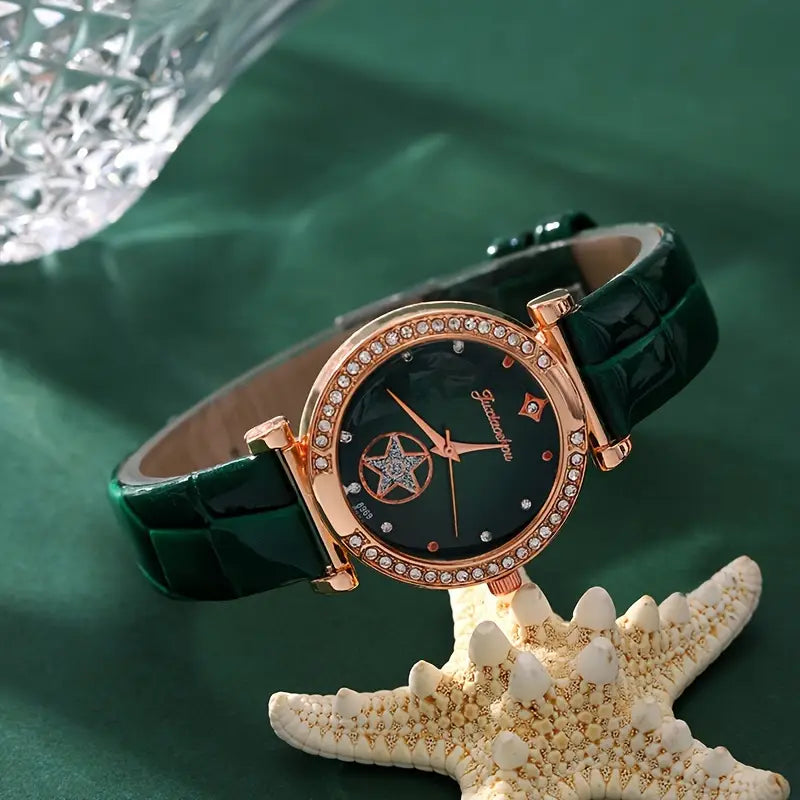 Verdantra Timecourt Schmuckset | Gold