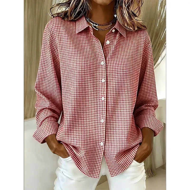 Bluse mit Knopfleiste in Hellblau - Ansicht 9