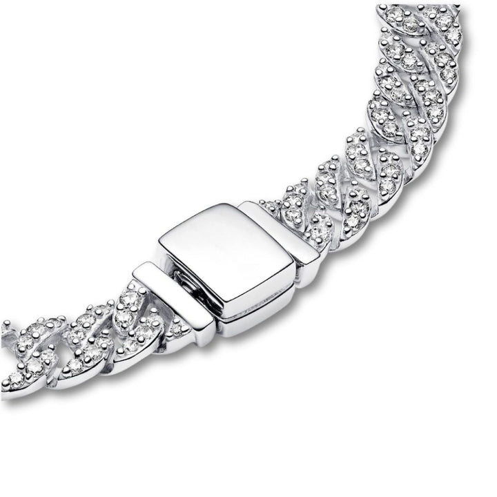 Cuban Armband mit Moissanite
