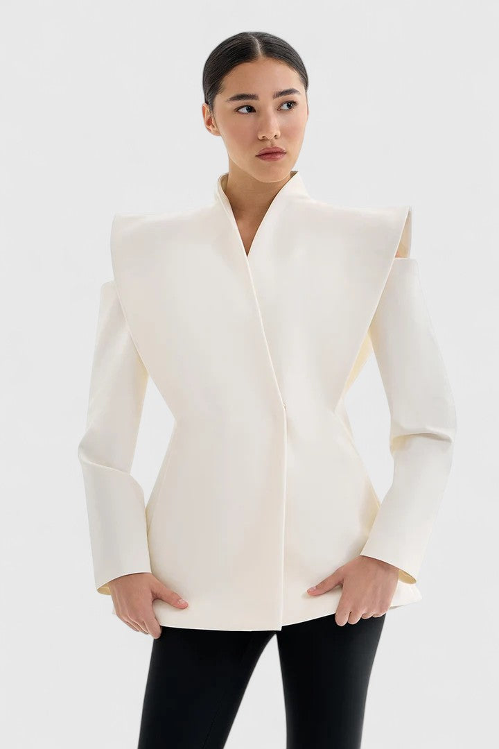 Blazer in Weiss für Damen - Ansicht 3